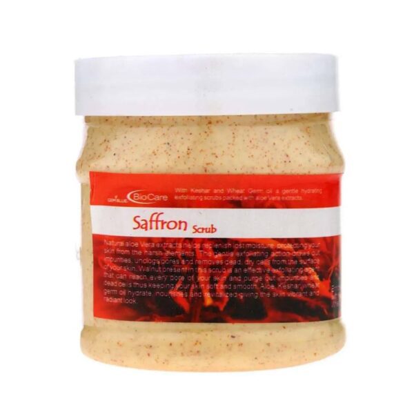 Gemblue Biocare Saffron Face And Body Scrub - (500ml) - Gemblue Biocare