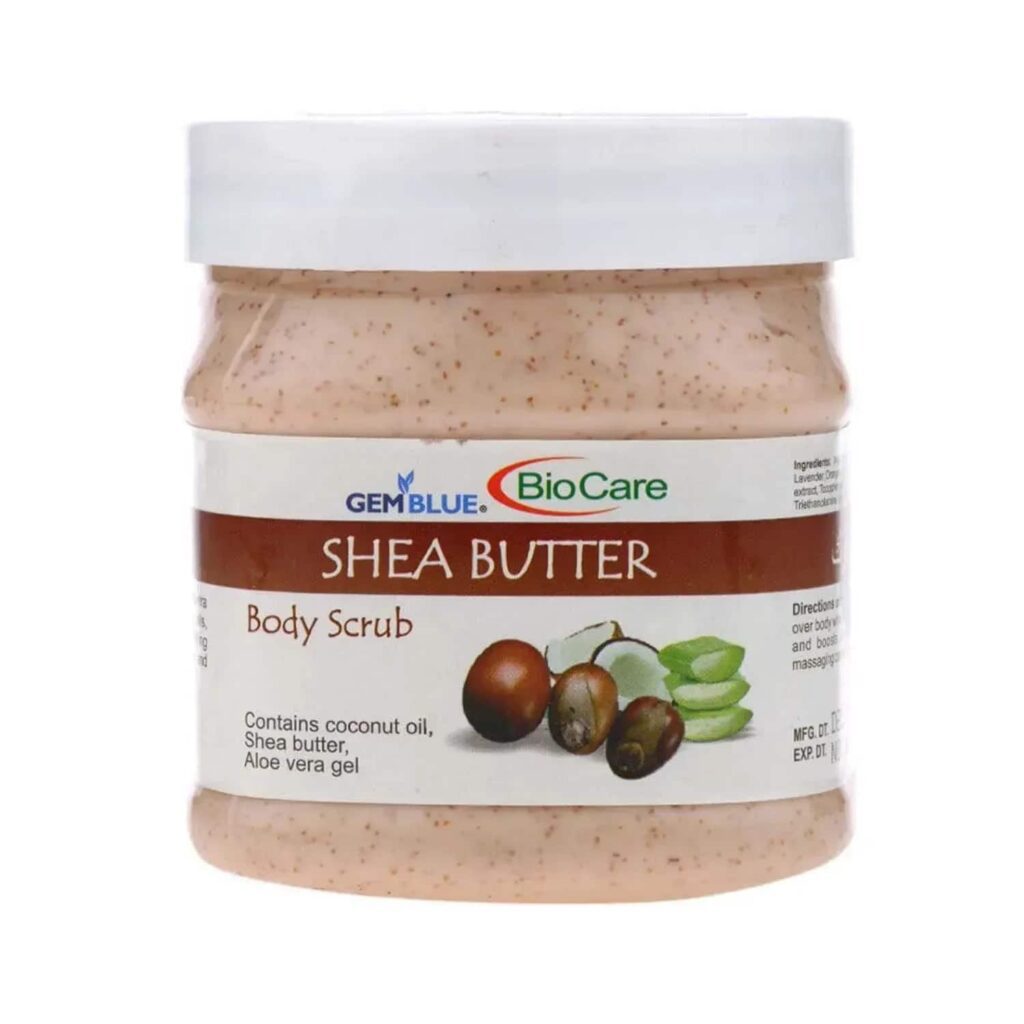 Gemblue Biocare Shea Butter Body Scrub - (500ml) - Gemblue Biocare