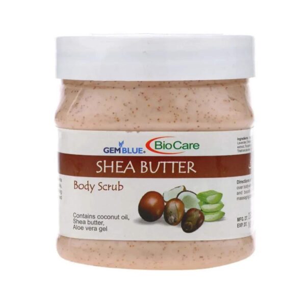 Gemblue Biocare Shea Butter Body Scrub - (500ml) - Gemblue Biocare
