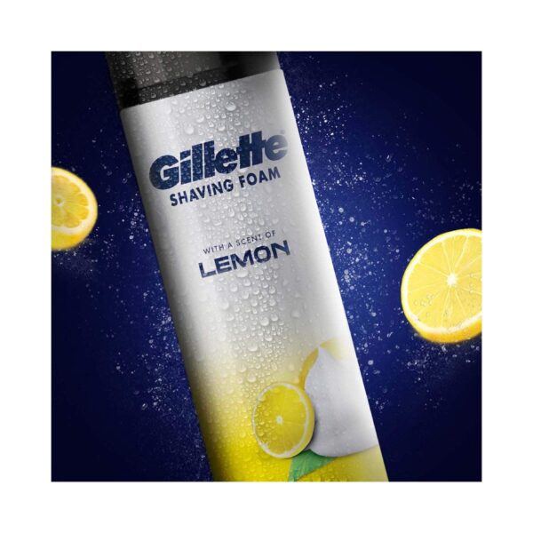Gillette Classic Lemon Lime Pre Shaving Foam (196g) - Gillette