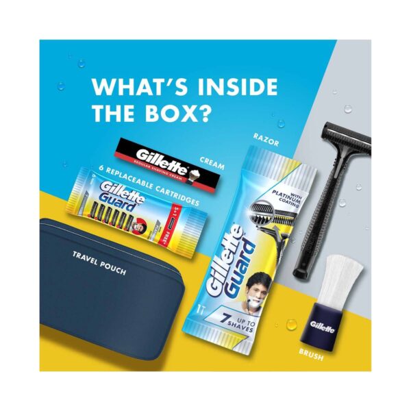 Gillette Guard 5-In-1 Shaving Grooming Kit (5Pcs) - Gillette