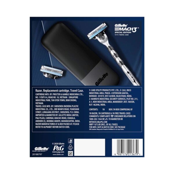 Gillette Mach3 Limited Edition Premium Grooming Kit Set - Gillette