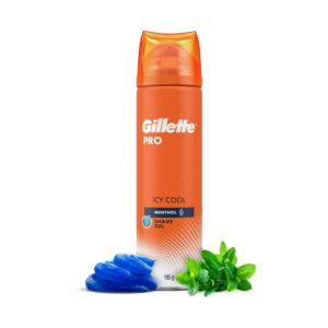 Gillette Pro Shaving Gel Icy Cool with Menthol (200ml) - Gillette