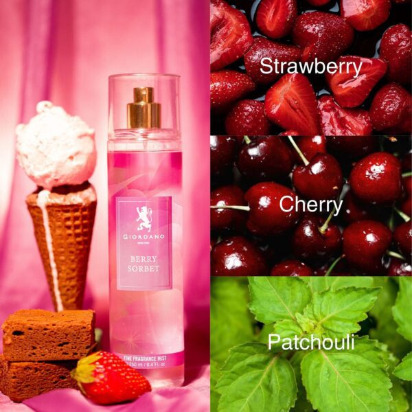 Giordano Berry Sorbet Body Mist (250 ml) - Giordano
