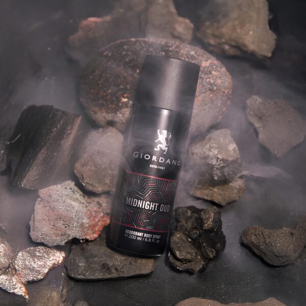 Giordano Midnight Oud Deodorant Spray (200 ml) - Giordano