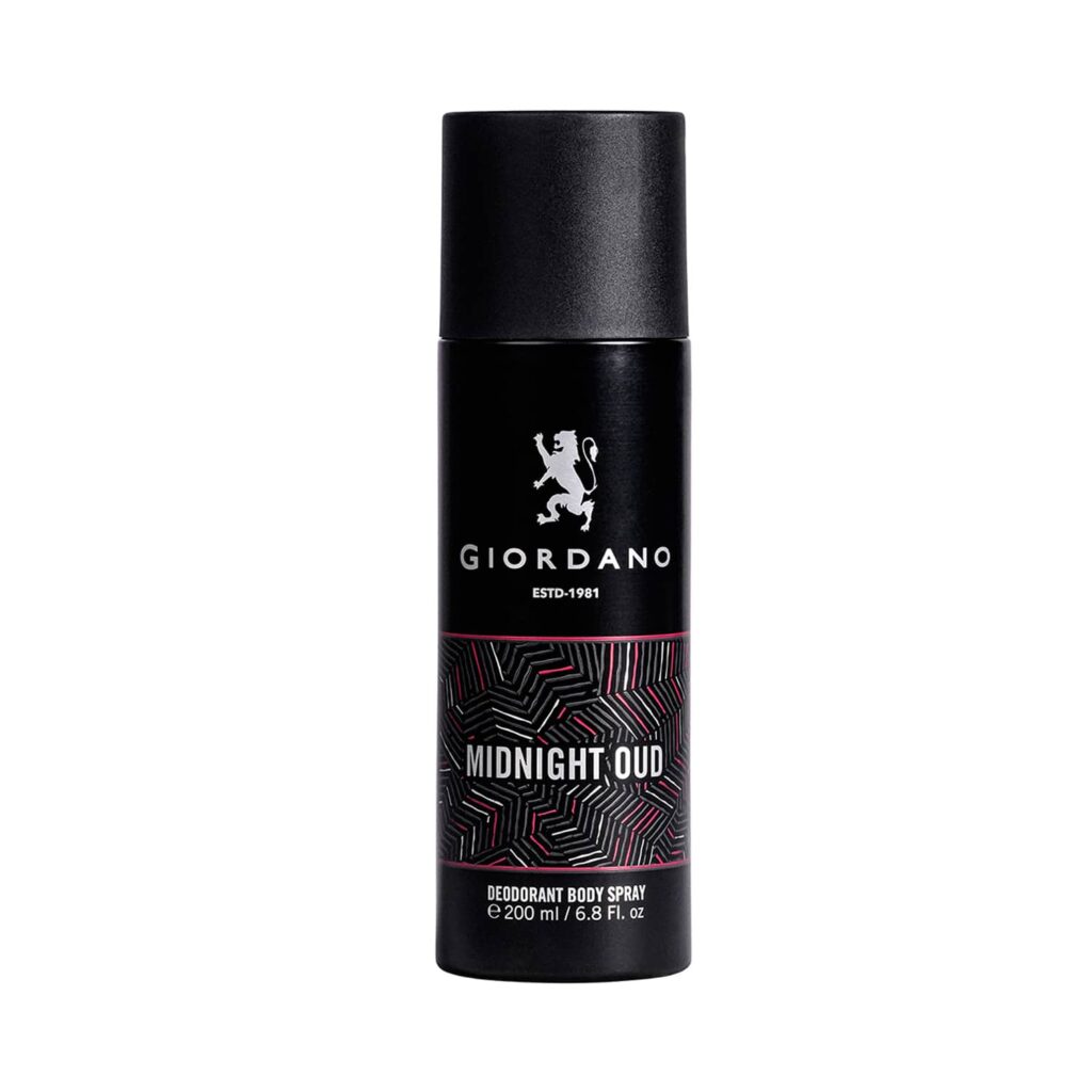Giordano Midnight Oud Deodorant Spray (200 ml) - Giordano