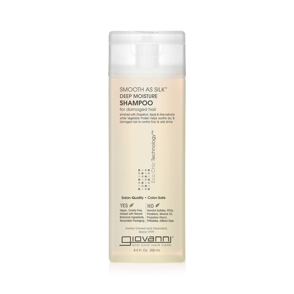 Giovanni Organic Smooth As Silk Deep Moisture Shampoo (250ml) - Giovanni