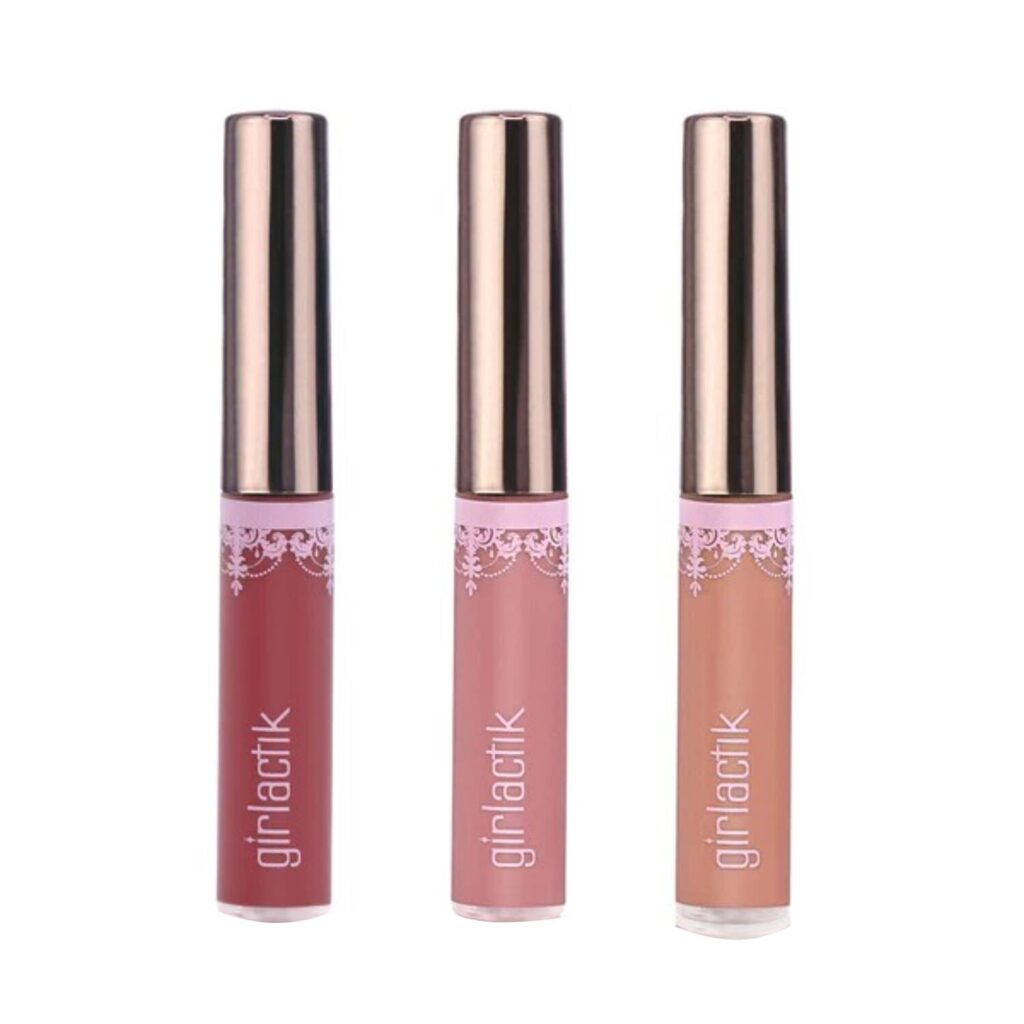 Girlactik Rock My Own Trio Liquid Lipstick (3Pcs) - Girlactik