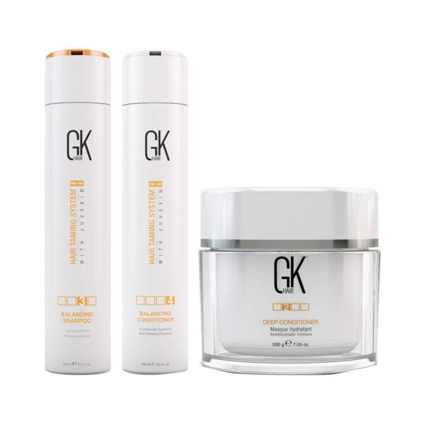 GK Hair Balancing Shampoo and Conditioner(300 ml) with Deep Conditioner Masque (200 g) - GK Hair