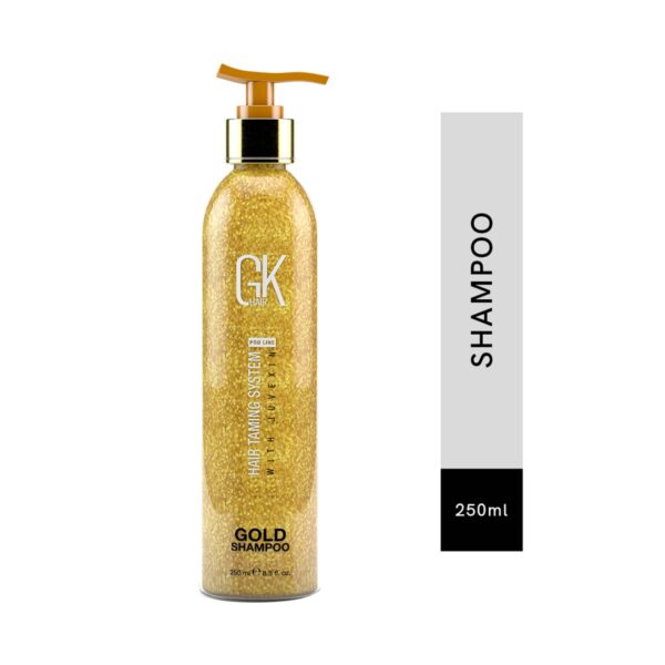 GK Hair Gold Shampoo and Conditioner (250 ml) with Deep Conditioner Masque (200 g) - GK Hair
