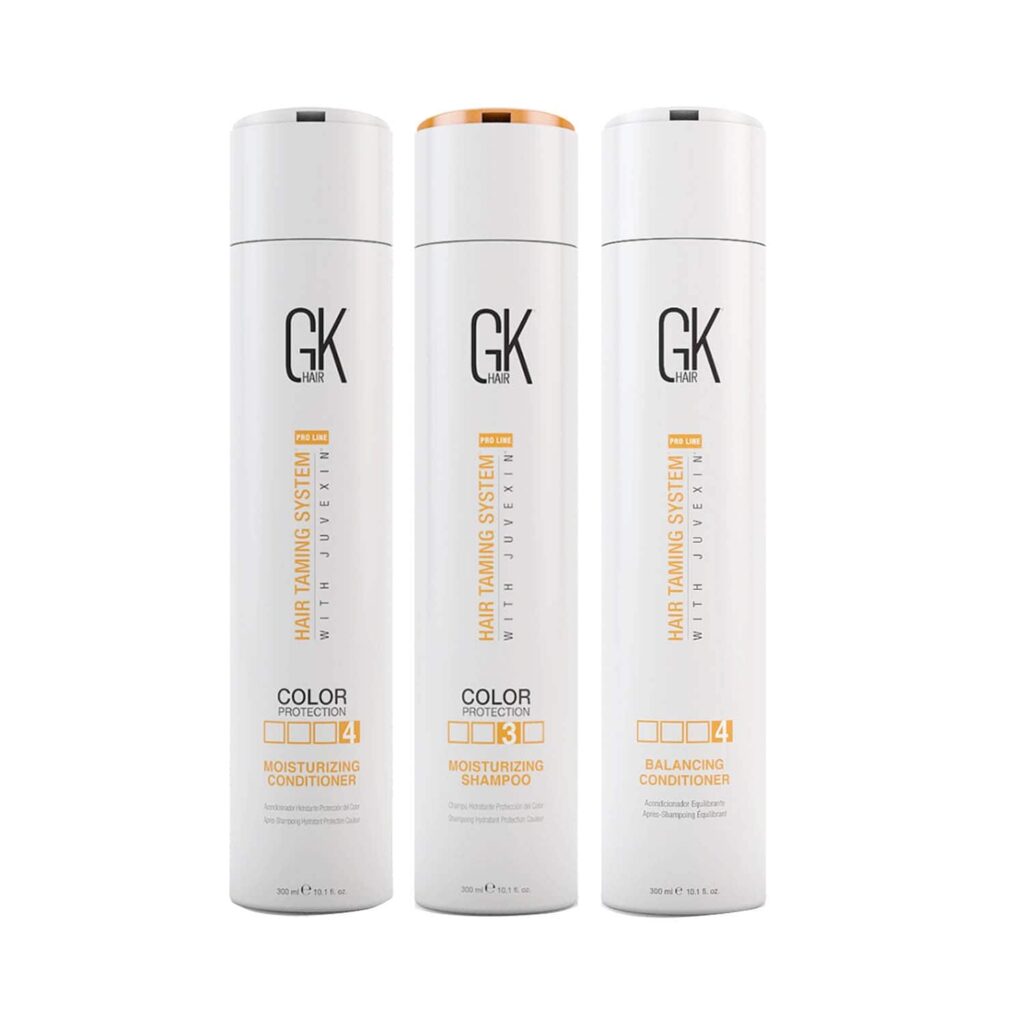 GK Hair Moisturizing Shampoo and Conditioner(300 ml) with Balancing Conditioner(300 ml) - GK Hair