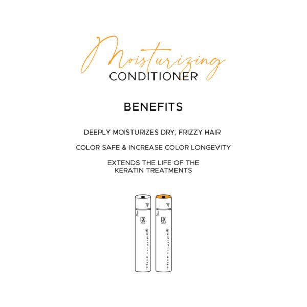GK Hair Moisturizing Shampoo and Conditioner(300 ml) with Balancing Shampoo and Conditioner(300 ml) - GK Hair