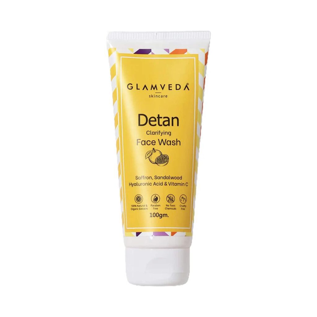 Glamveda De Tan Face Wash (100g) - Glamveda