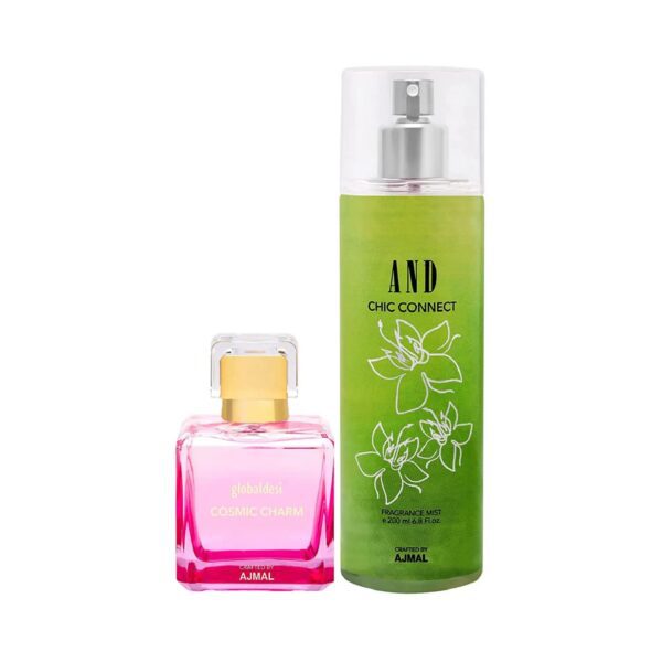 Global Desi Cosmic Charm Eau De Parfum & And Chic Connect Body Mist - (2Pcs) - Global Desi