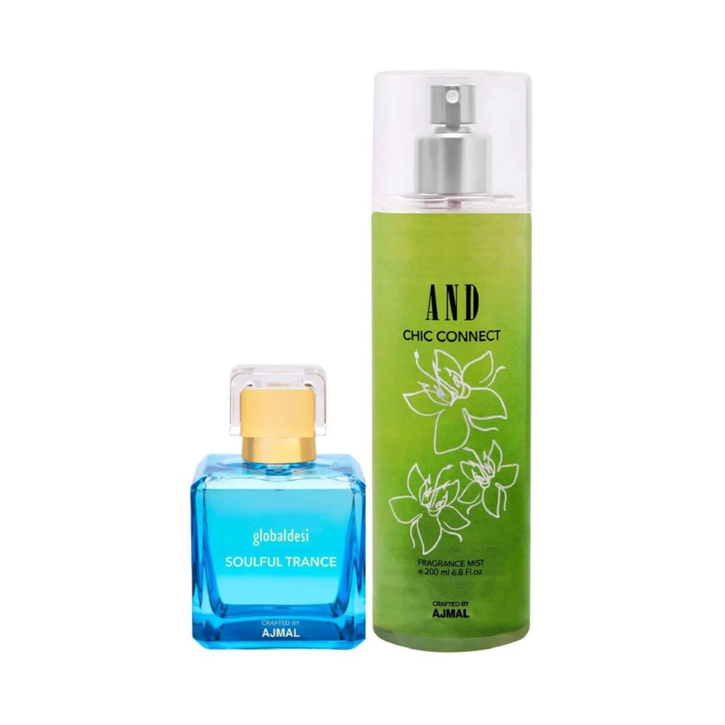 Global Desi Soulful Trance Eau De Parfum & And Chic Connect Body Mist - (2Pcs) - Global Desi