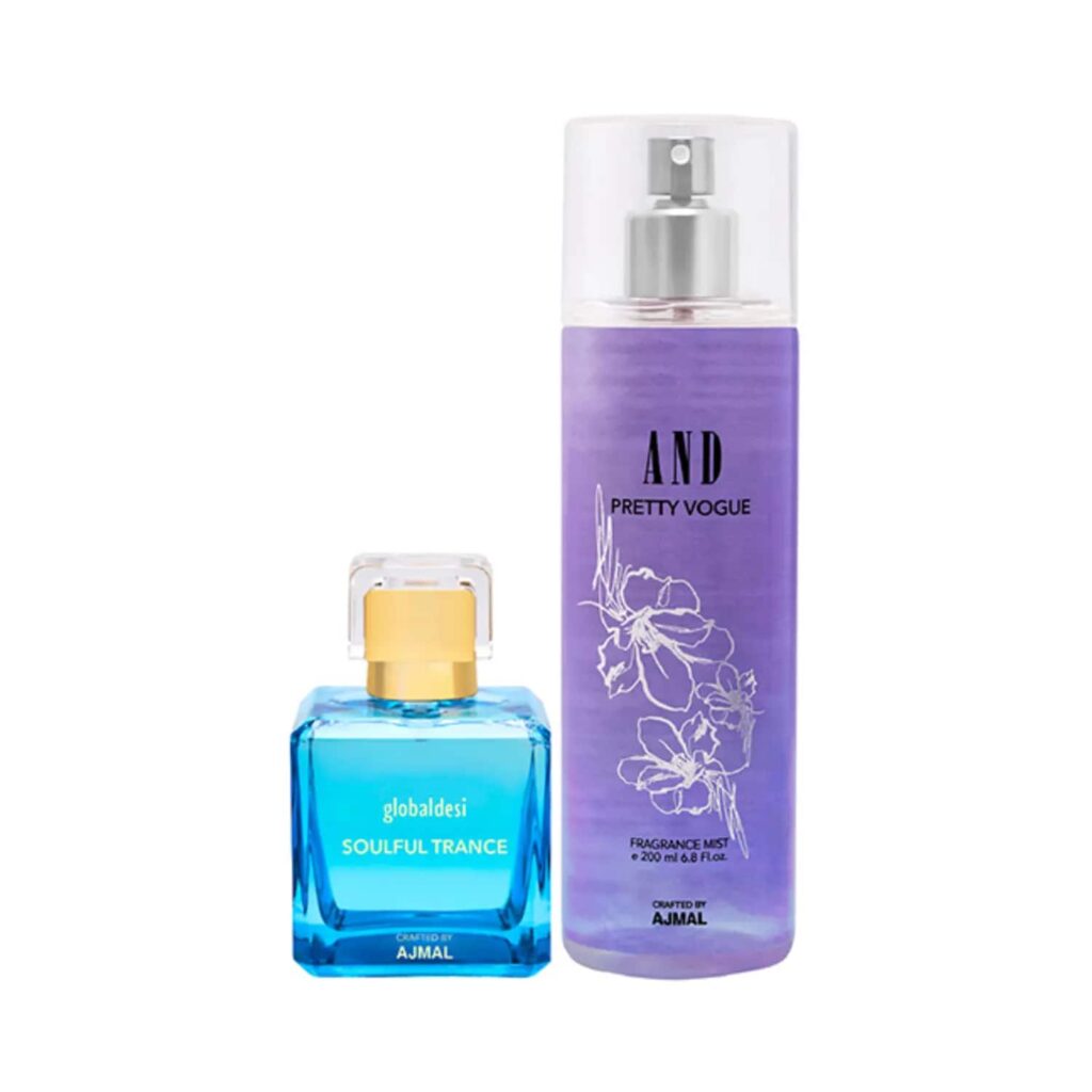 Global Desi Soulful Trance Eau De Parfum & And Pretty Vogue Body Mist - (2Pcs) - Global Desi
