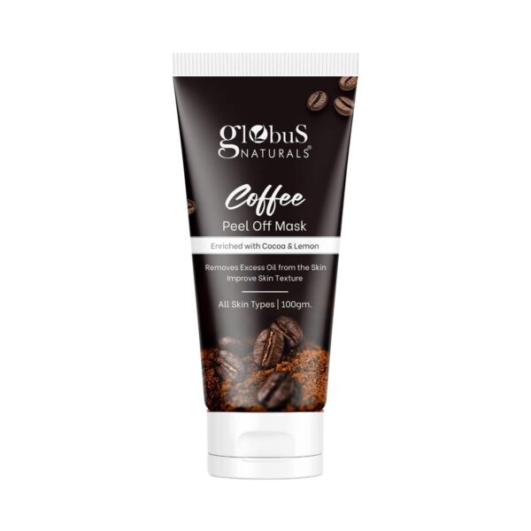 Globus Naturals Anti Acne Coffee & Glycolic & 1% Salicylic Acid Peel Off Mask Combo For Women (2 Pcs) - Globus Naturals