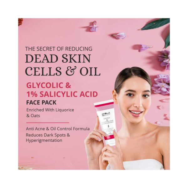 Globus Naturals Anti Acne Glycolic & 1 % Salicylic Acid Face Pack (2 Pcs) - Globus Naturals