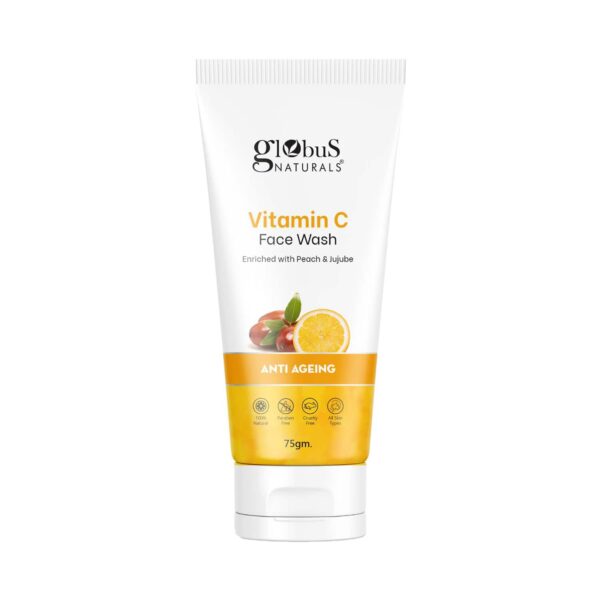 Globus Naturals Anti Ageing Vitamin C & Hydro Boost Lavender Face Wash Combo (2 Pcs) - Globus Naturals