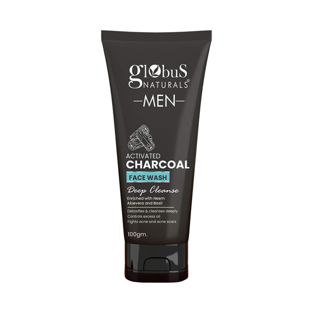 Globus Naturals Anti Pollution & Anti Acne Charcoal Face Wash (100g) - Globus Naturals
