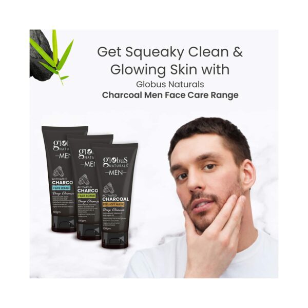 Globus Naturals Anti Pollution & Anti Acne Charcoal Peel Off Mask (2 Pcs) - Globus Naturals
