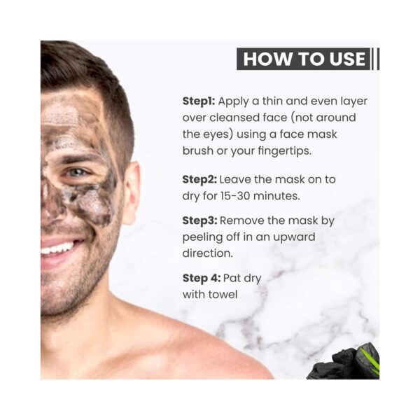 Globus Naturals Anti Pollution & Anti Acne Charcoal Peel Off Mask (2 Pcs) - Globus Naturals