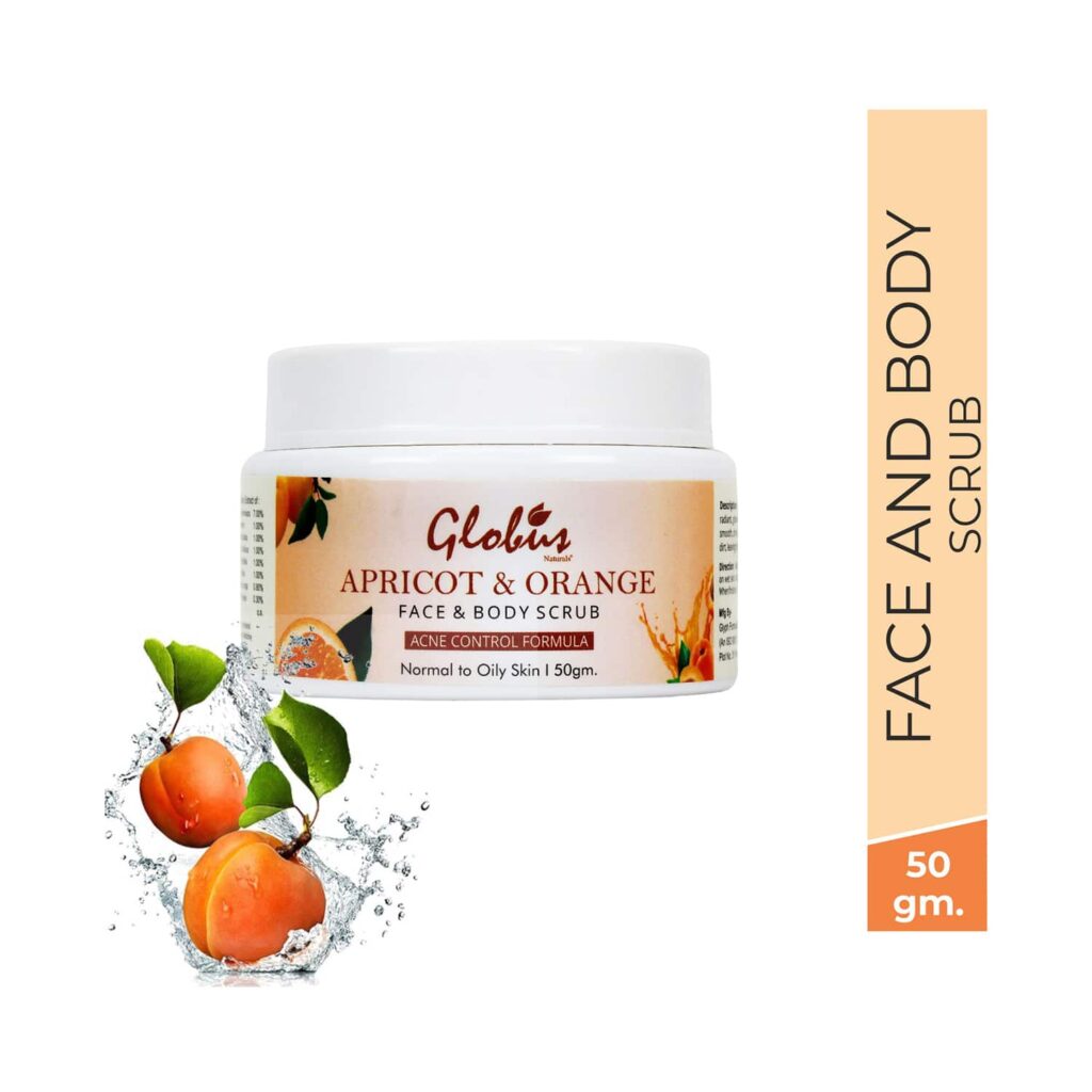 Globus Naturals Apricot Face & Body Scrub (50g) - Globus Naturals