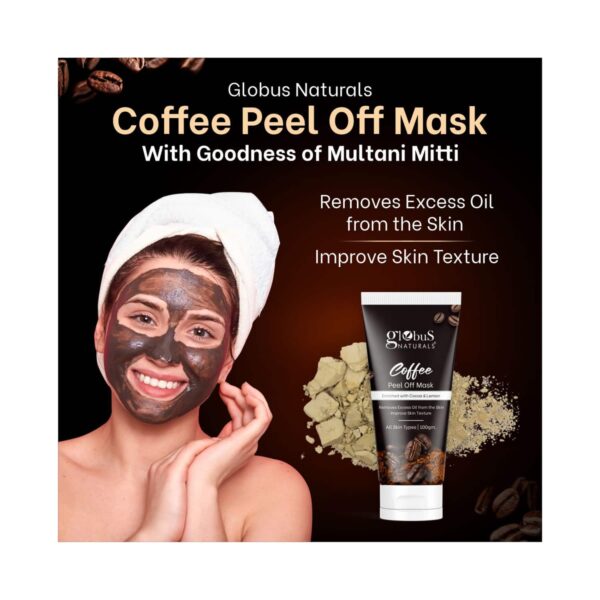 Globus Naturals Brightening & Glow Peel Off Mask Combo (2 Pcs) - Globus Naturals