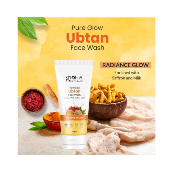 Globus Naturals Hydro Boost Lavender & Glow Ubtan Face Wash Combo (2 Pcs) - Globus Naturals