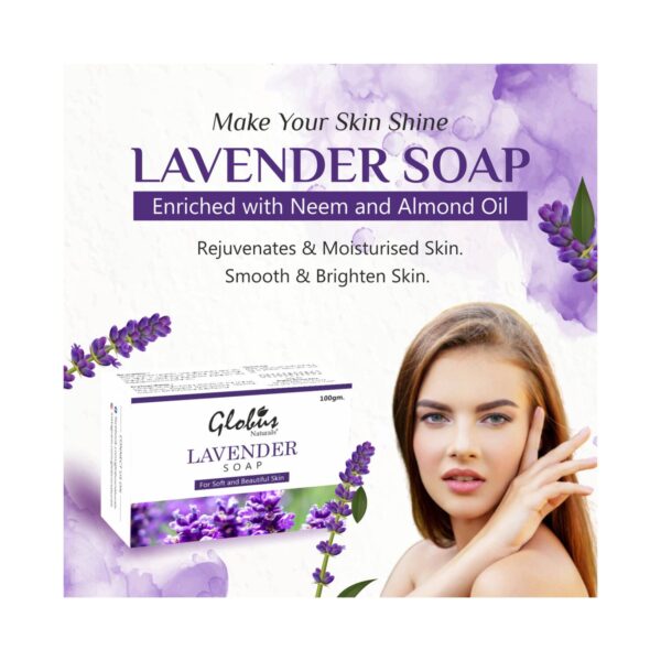 Globus Naturals Lavender Soap (100g) - Globus Naturals