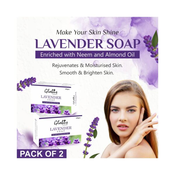 Globus Naturals Lavender Soap - (2Pcs) - Globus Naturals