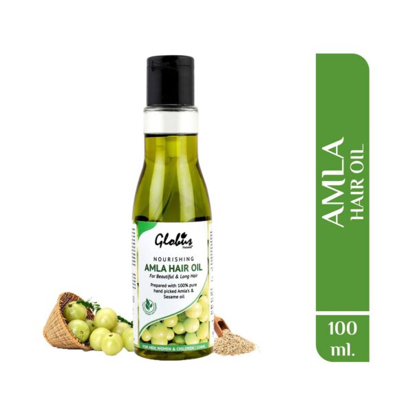 Globus Naturals Nourishing Amla Hair Oil (100ml) - Globus Naturals
