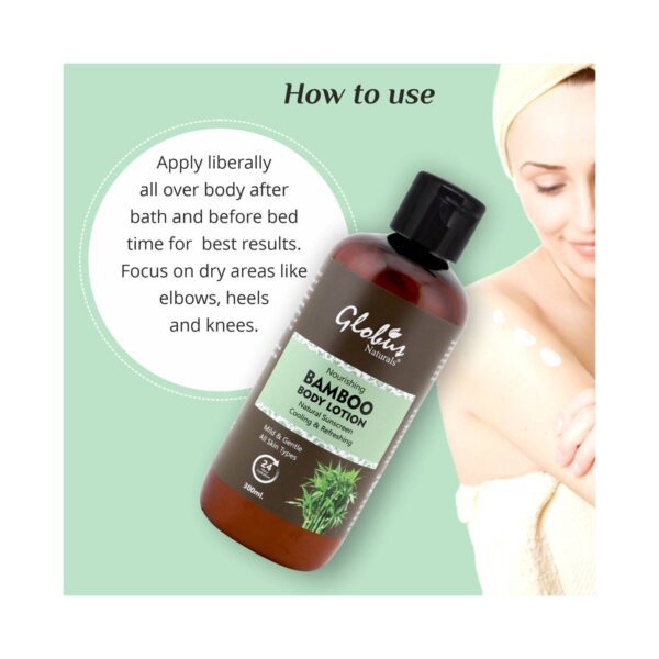 Globus Naturals Nourishing Bamboo Body Lotion (300ml) - Globus Naturals
