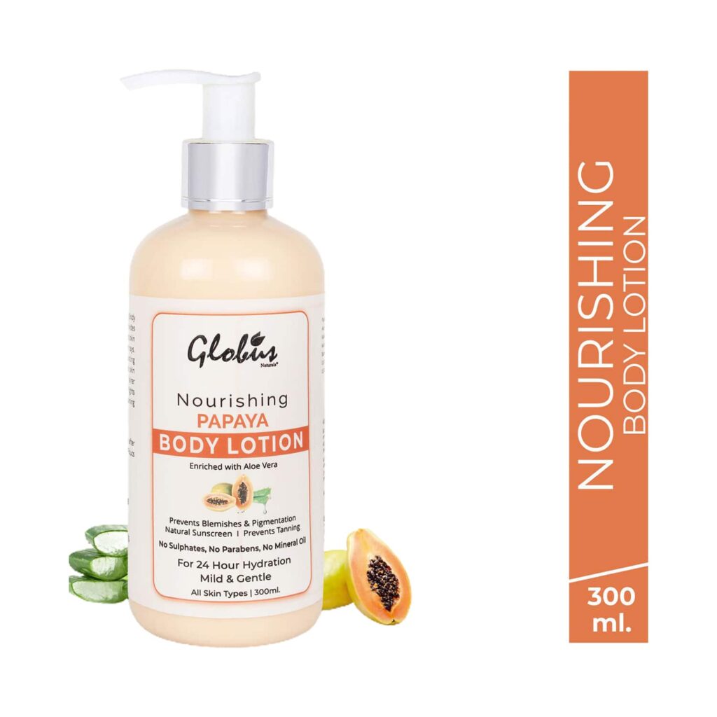 Globus Naturals Nourishing Papaya Body Lotion (300ml) - Globus Naturals