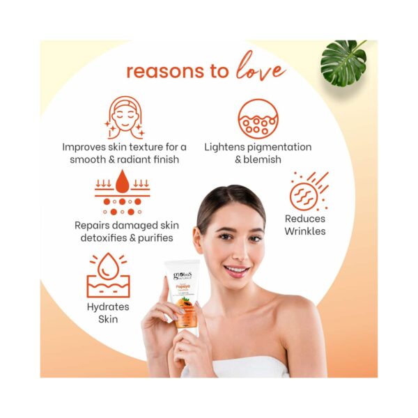 Globus Naturals Papaya Face Pack For Tan Removal, Age Lock, Pigmentation & Wrinkles Combo (2pc) - Globus Naturals