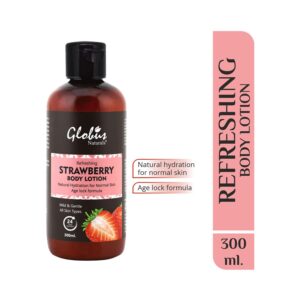 Globus Naturals Refreshing Strawberry Body Lotion (300ml) - Globus Naturals