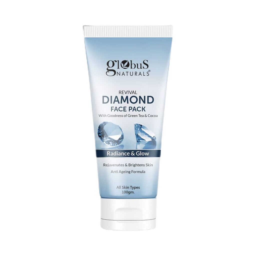 Globus Naturals Revival Diamond Face Pack (100g) - Globus Naturals