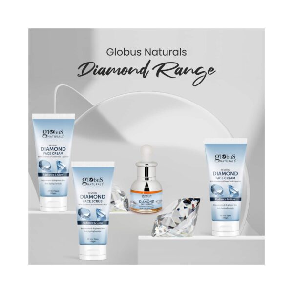 Globus Naturals Revival Diamond Face Pack (100g) - Globus Naturals