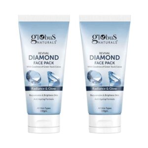 Globus Naturals Revival Diamond Face Pack (2 Pcs) - Globus Naturals