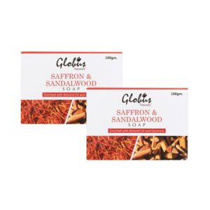 Globus Naturals Saffron & Sandalwood Soap - (2Pcs) - Globus Naturals