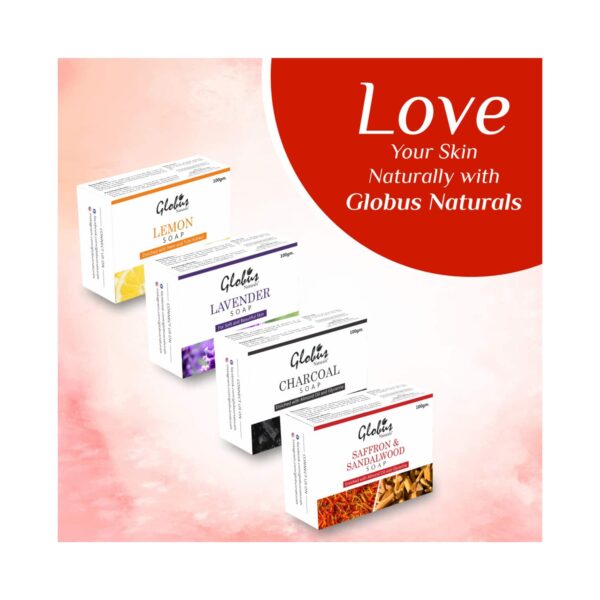 Globus Naturals Saffron & Sandalwood Soap - (2Pcs) - Globus Naturals