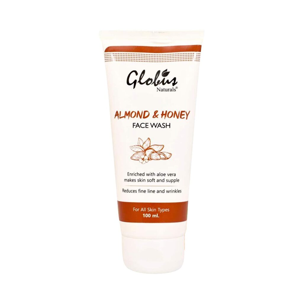Globus Remedies Almond Honey Face Wash (100ml) - Globus Remedies