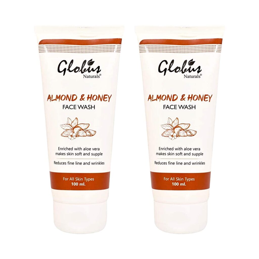 Globus Remedies Almond Honey Face Wash - (2 Pcs) - Globus Remedies