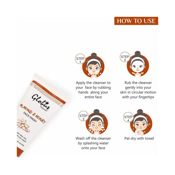 Globus Remedies Almond Honey Face Wash - (2 Pcs) - Globus Remedies