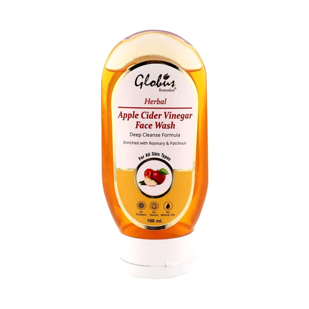 Globus Remedies Apple Cider Vinegar Face Wash (100ml) - Globus Remedies