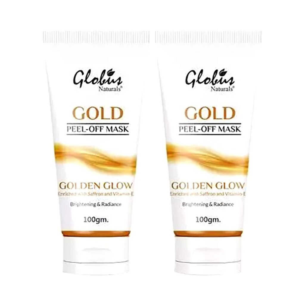 Globus Remedies Gold Peel Off Mask - (2 Pcs) - Globus Remedies