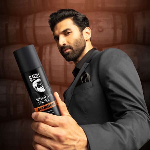 Glory & Whisky Smoke Bourbon Long Lasting Deo Body Spray For Men (2 pcs) - Beardo