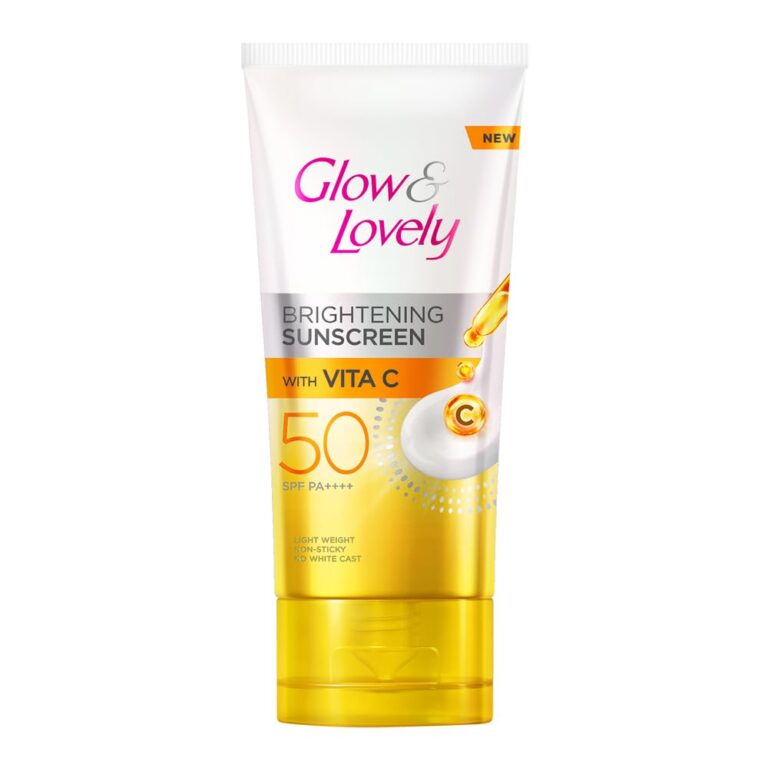 Glow and lovely Brightening Sunscreen SPF 50 | Vita C | PA ++++ |Light weight | Non sticky | No White Cast | 50g