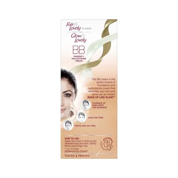 Glow & Lovely BB Cream Makeup + Multivitamin Cream - Shade 01 (40g) - Glow & Lovely