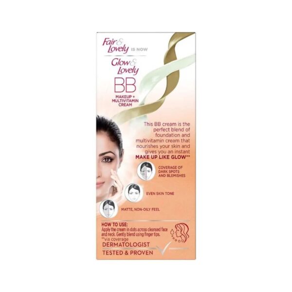 Glow & Lovely BB Cream Makeup + Multivitamin Cream - Shade 01 (9g) - Glow & Lovely